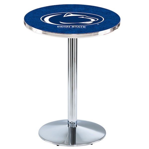 42" Chrome Penn State Pub Table